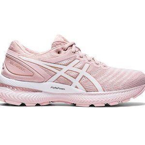 EUC, ASICS GEL-NIMBUS 22, Ginger Peach (Light Pink)/White, Women's Size 6.5